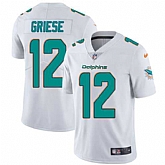 Nike Miami Dolphins #12 Bob Griese White NFL Vapor Untouchable Limited Jersey,baseball caps,new era cap wholesale,wholesale hats